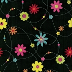Tapeta X-TREME COLORS 5563-10 kolorowy wzór kwiatowy